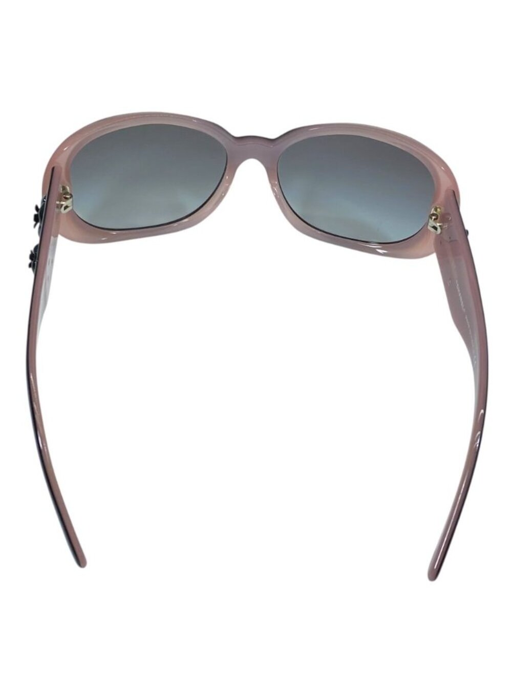 Chanel Camellia Sunglasses Eyewear CC Logo Acetate Colored Lenses Black Pink - Picture 3 of 9